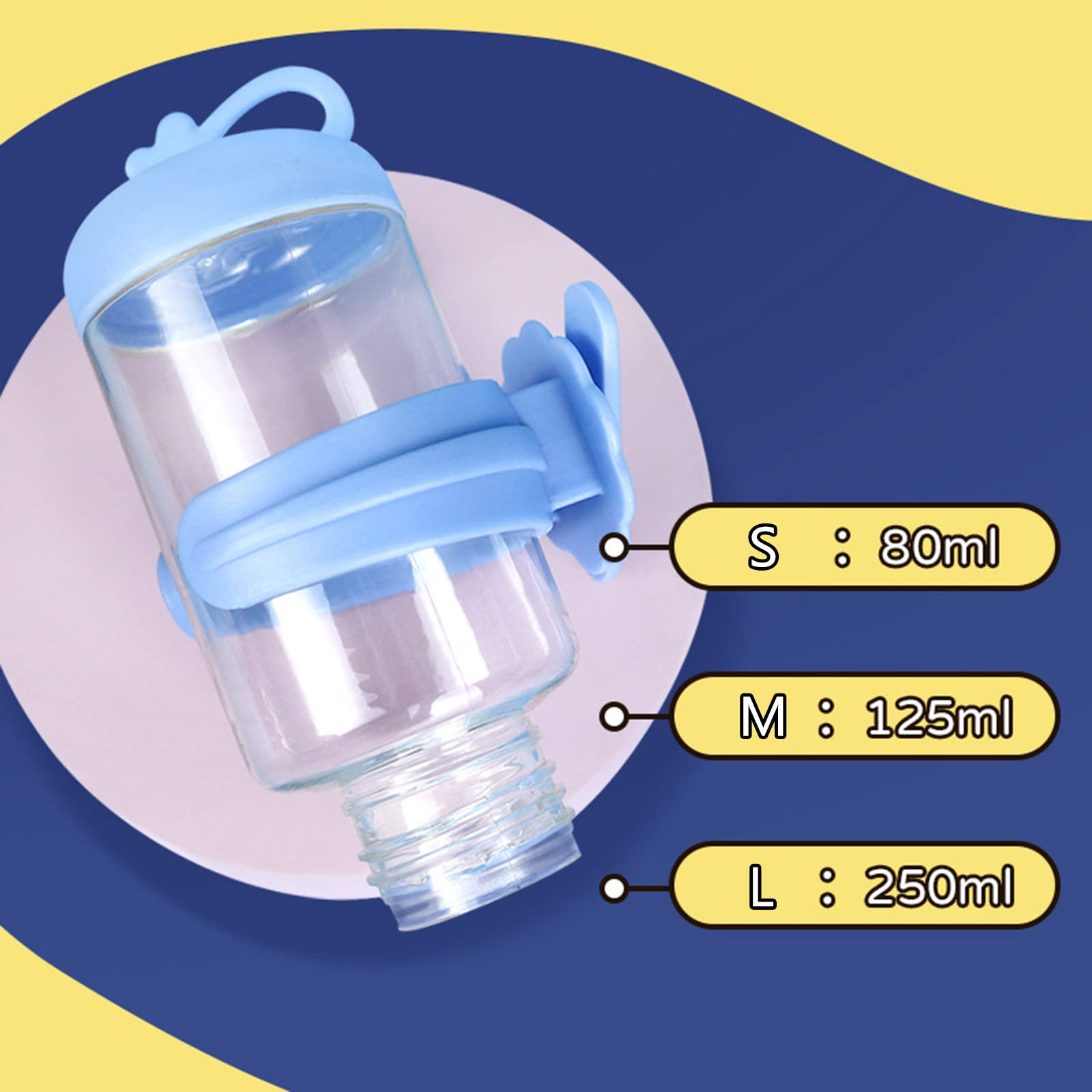 Hamster Water Bottle - Hangable No Drip Small Pet Drinking Dispenser for Hamsters, Gerbils & Mice - Perfect for Cages, Habitats & Travel Use