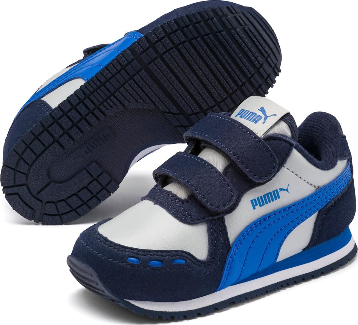 PUMA Unisex Baby Cabana Racer Hook and Loop Sneakers - Lightweight Comfortable Infant Shoes for Walking, Playtime & Everyday Wear