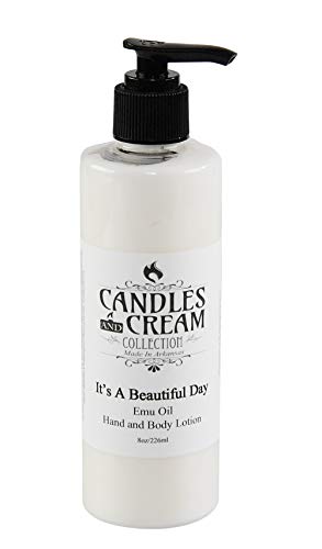 It's A Beautiful Day Emu Hand and Body Lotion with Shea Butter, Coconut Butter & Emu Oil - Moisturizing Cream for Dry Skin, Perfect for Daily Use & Spa Nights
