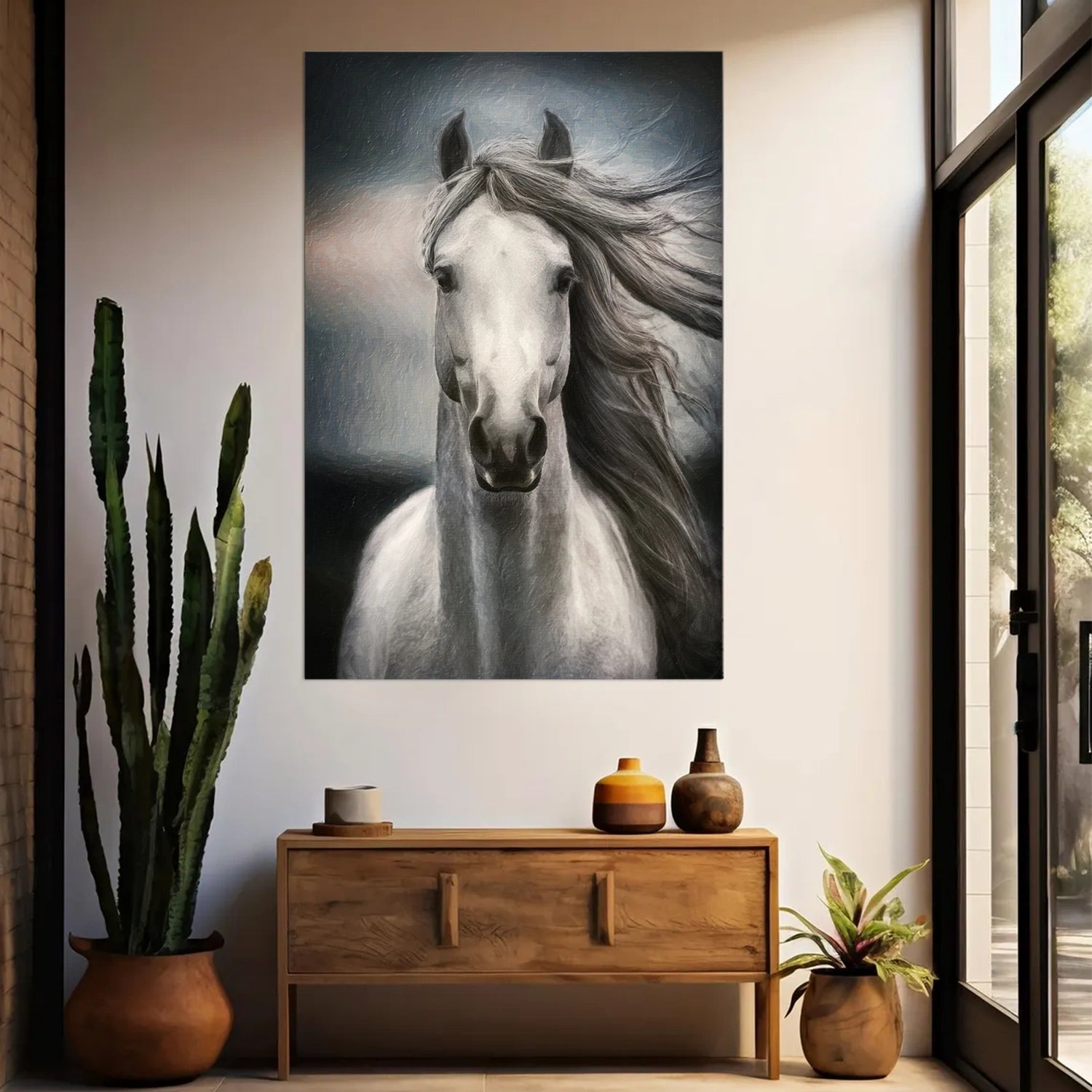 Animal Art Painting #AP109 - Handmade Canvas Wall Decor for Living Room, Bedroom & Office - Perfect Gift for Pet Lovers & Home Decor