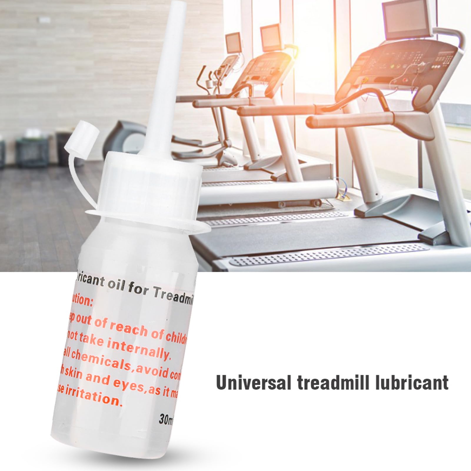 **3 Bottles of 30ml Treadmill Belt Lubricant - Silicone Treadmill Oil for Exercise & Fitness Equipment - Universal Treadmill Lube for Smooth Running & Reduced Noise - Perfect for Home Gyms & Commercial Treadmills**