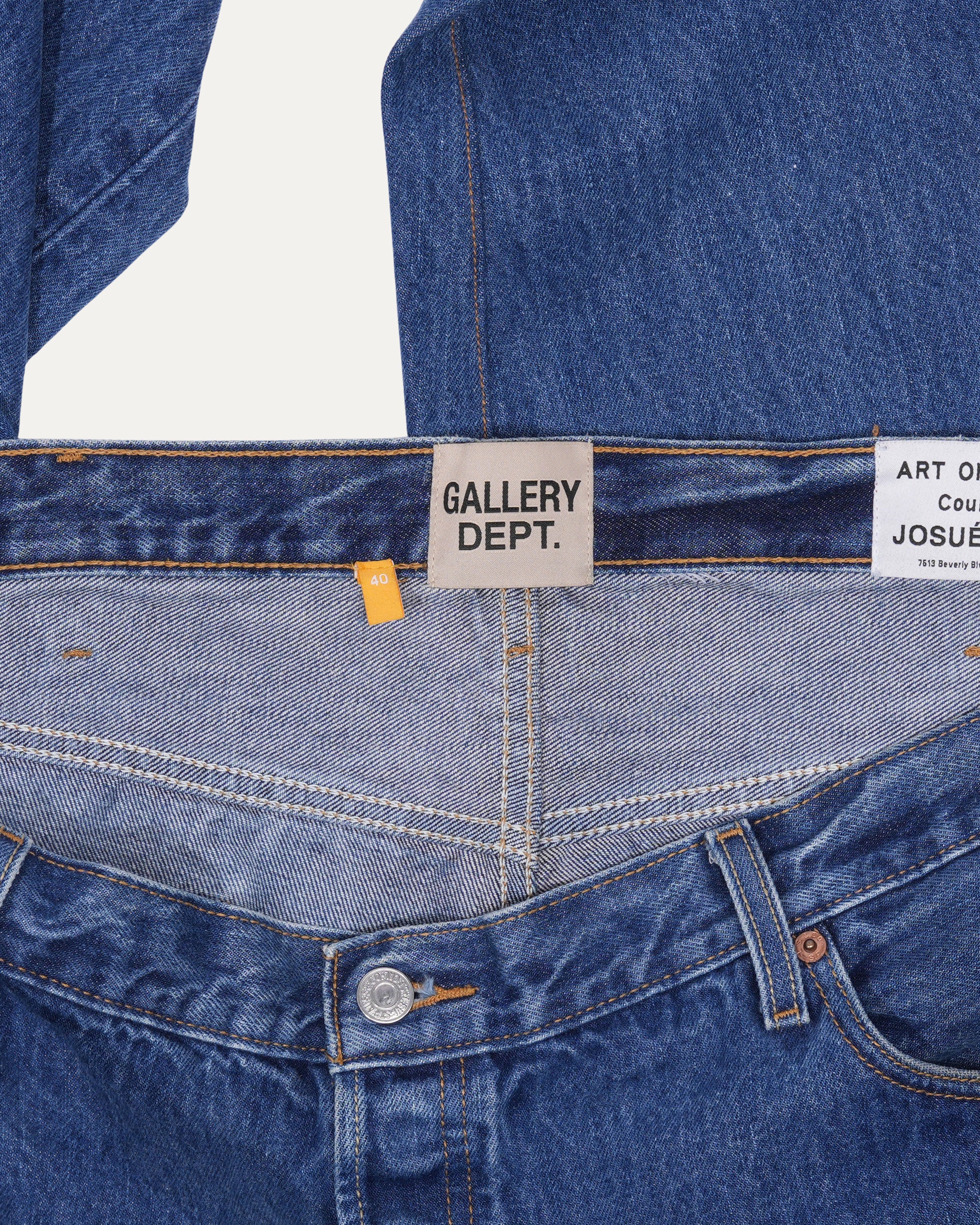 Gallery Dept 5001 High-Rise Distressed Skinny Jeans for Women - Vintage Washed Denim Pants with Stretch | Perfect for Casual Wear, Street Style & Night Out