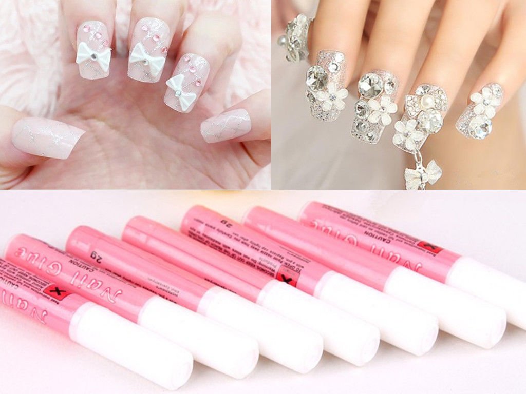 LyDia® Professional Strong 2g Nail Adhesive Glue for Acrylic Nails, UV Gel, French Tips & Nail Art - Long Lasting False Nail Glue (2-Pack) - Perfect for Salon, Home Manicures & Nail Extensions