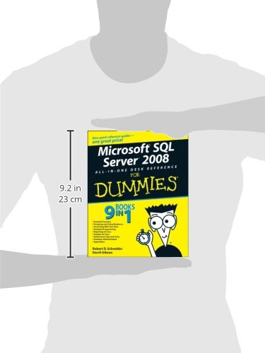 Microsoft SQL Server 2008 All-in-One Desk Reference For Dummies - Comprehensive Guide for Database Management, Programming & Administration | Perfect for IT Professionals, Developers & Students Learning SQL
