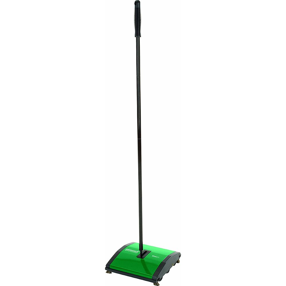 Best Dual Brush Carpet Sweeper for Pet Hair & Hardwood Floors - Lightweight & Efficient Floor Cleaner for Home, Office, and Stairs