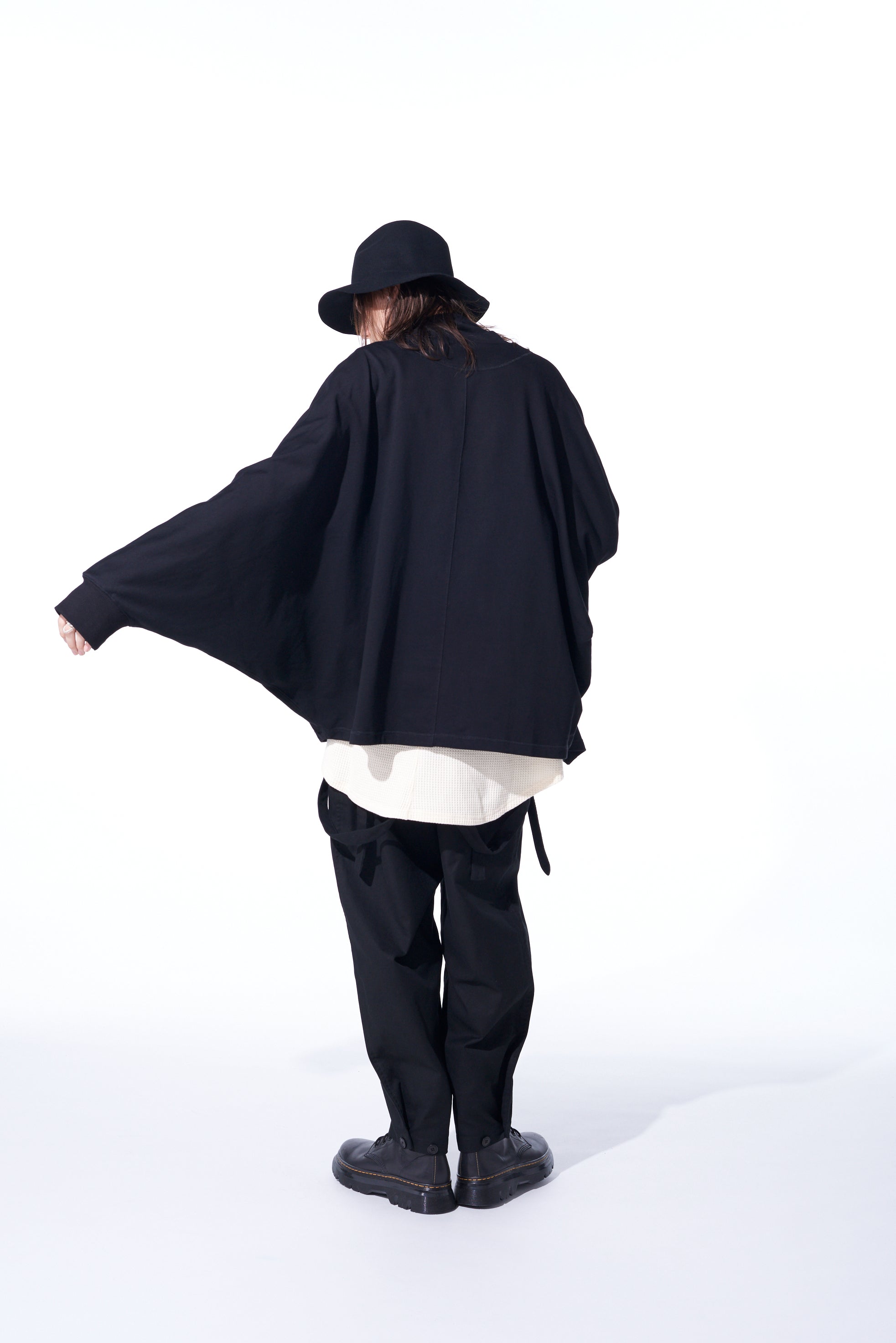 Soft Cotton Fleece Dolman Sleeve Cardigan with Stole Collar - Cozy Loungewear for Women | Perfect for Home, Office & Casual Outings