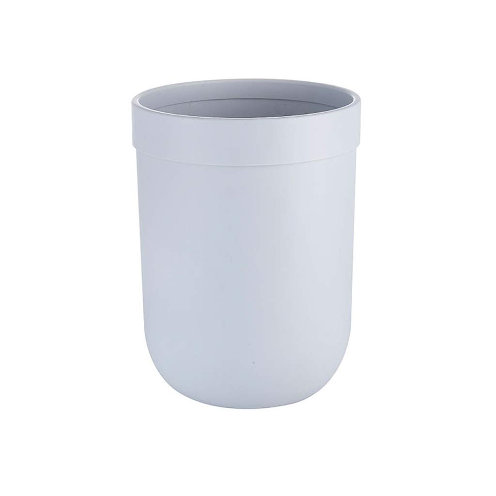 Nordic Style 10L Small Trash Can for Kitchen, Bathroom, Bedroom, Living Room & Home Office - Compact Desktop Garbage Bin with Lid (Gray) | Perfect for Waste Disposal in Small Spaces & Modern Decor