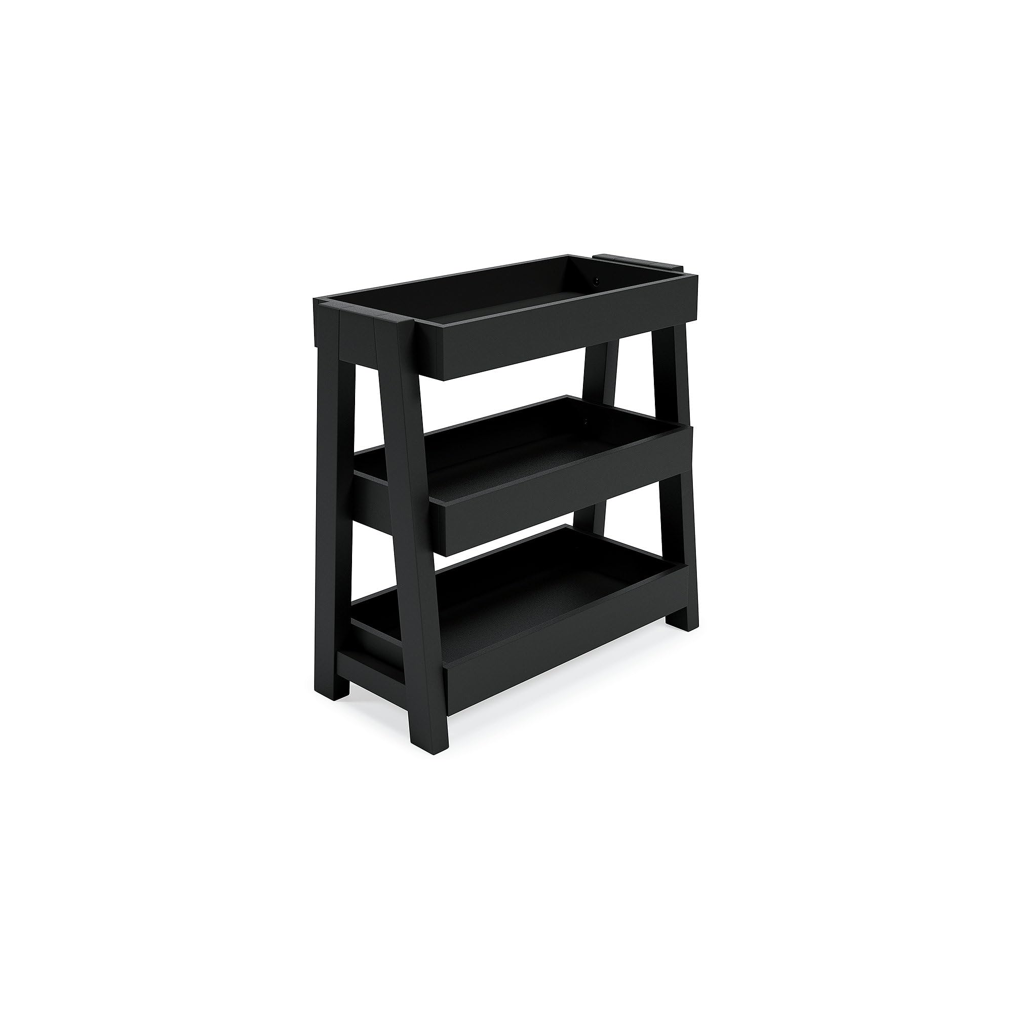 Signature Design by Ashley Blariden Modern Kids' Accent Shelf - Charcoal Gray | Stylish Storage for Bedroom, Playroom & Nursery Decor