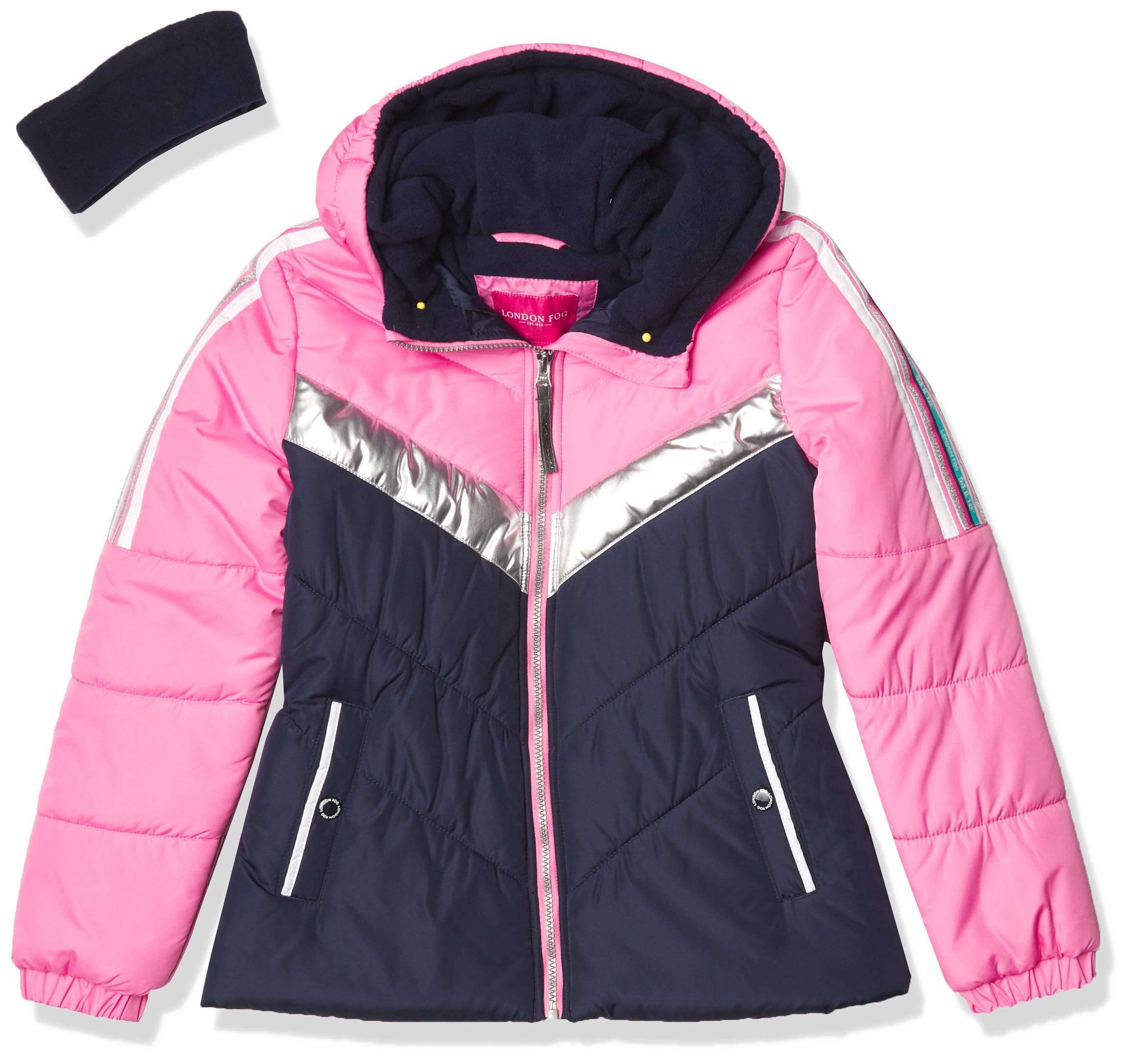 London Fog Girls' Heavyweight Expedition Jacket - Waterproof Winter Coat for Hiking, Camping & Outdoor Adventures