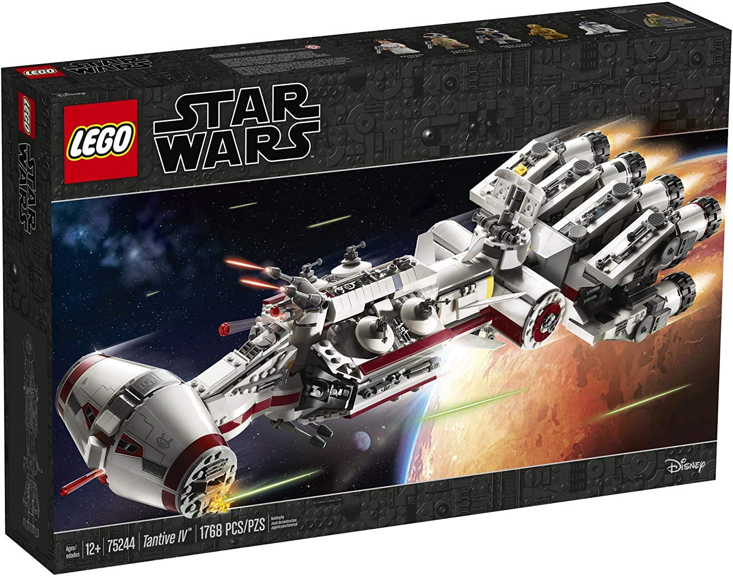 LEGO Star Wars: A New Hope 75244 Tantive IV Building Kit (1768 Pieces) - 2019 Collector's Edition for Display & Play | Perfect for Star Wars Fans & Model Builders