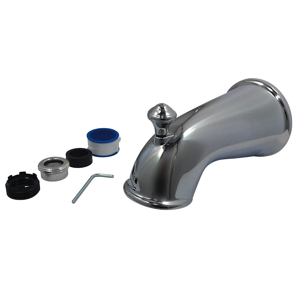 Kingston Brass K1275A5 6-Inch Universal Tub Spout with Diverter - Oil Rubbed Bronze Finish for Bathroom & Shower Faucet Replacement