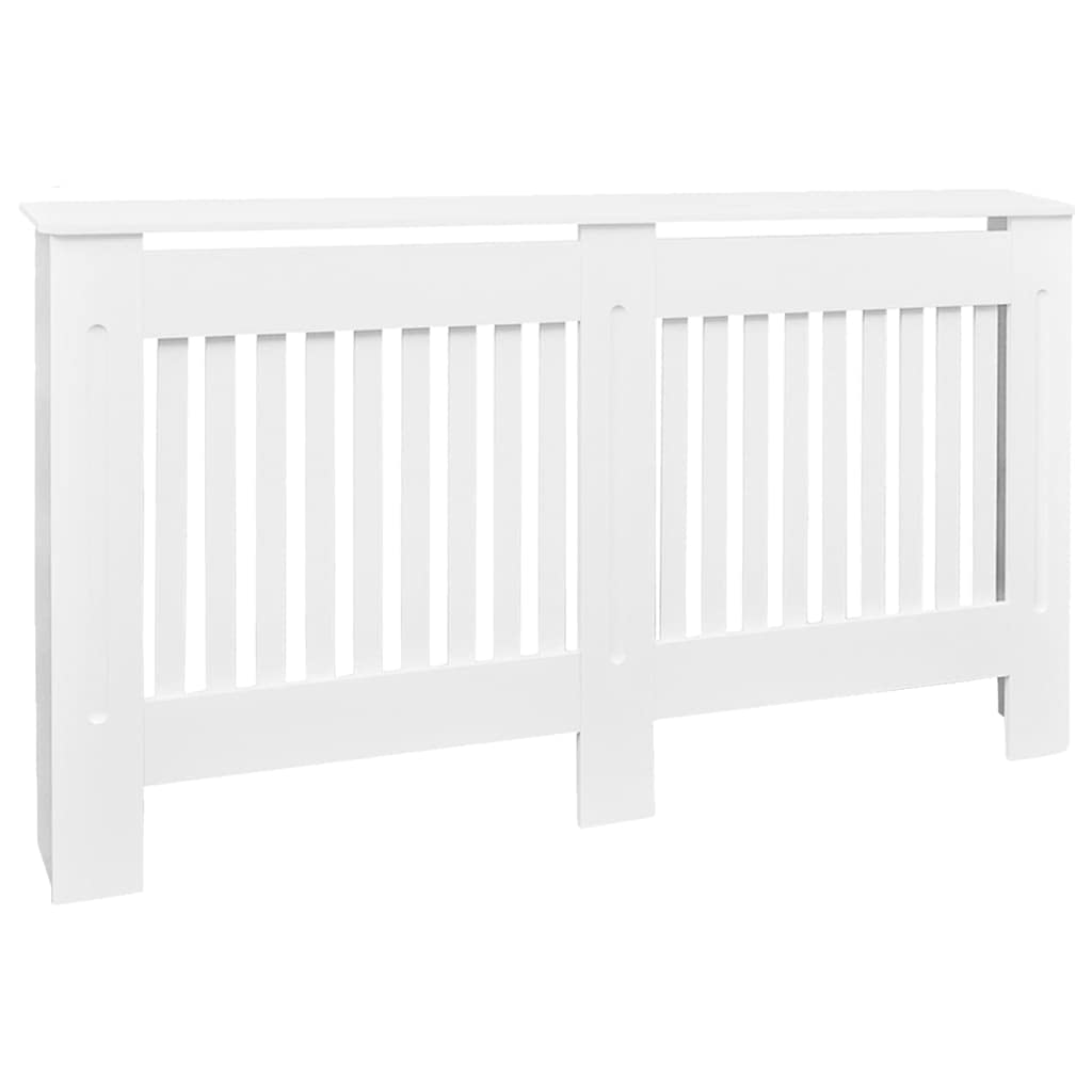 FAMIROSA White MDF Radiator Cover - 59.8