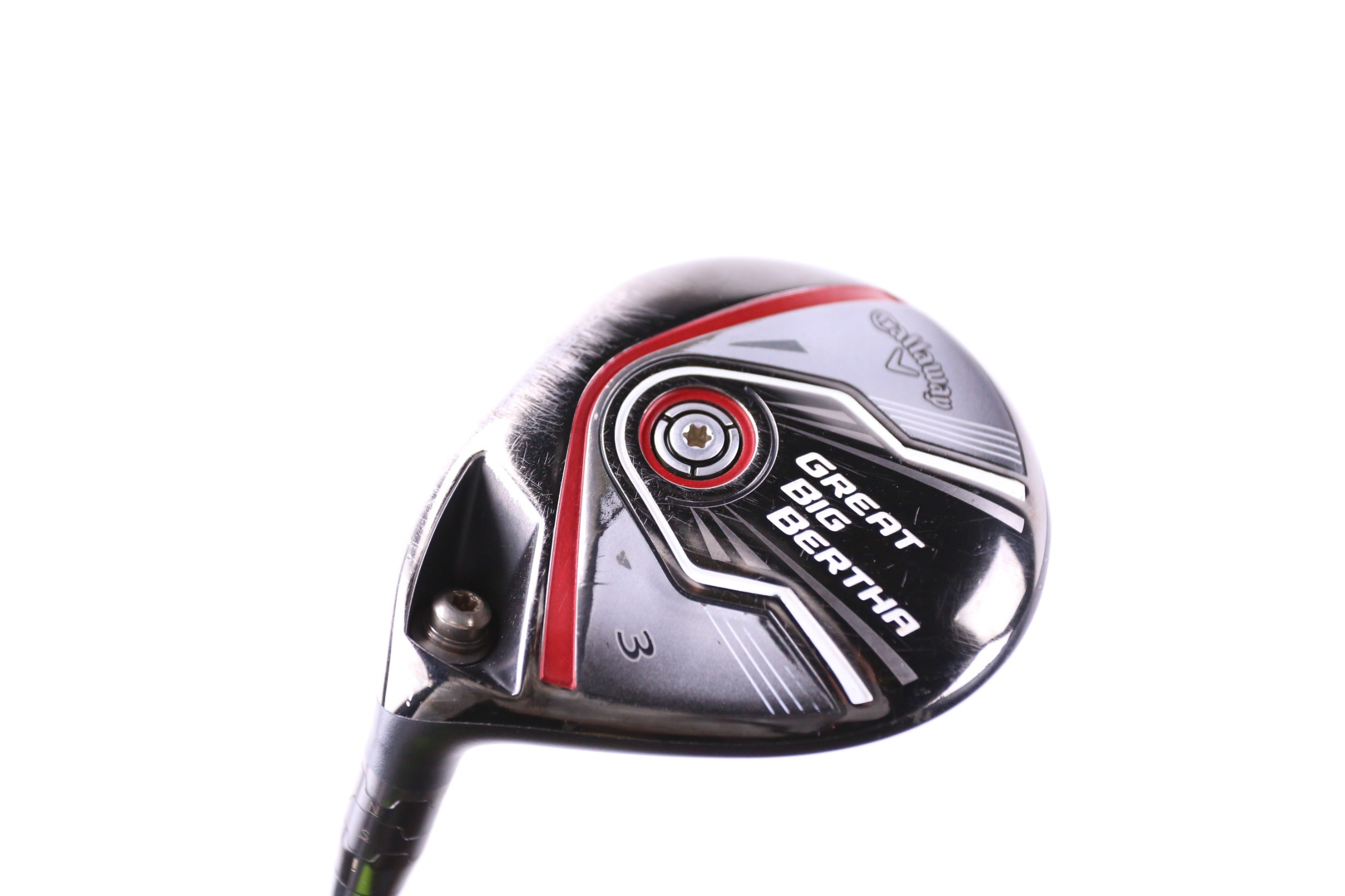 Used Callaway Great Big Bertha 3 Wood Left Handed 15° Stiff Flex Golf Club - Perfect for Left-Handed Golfers on the Fairway