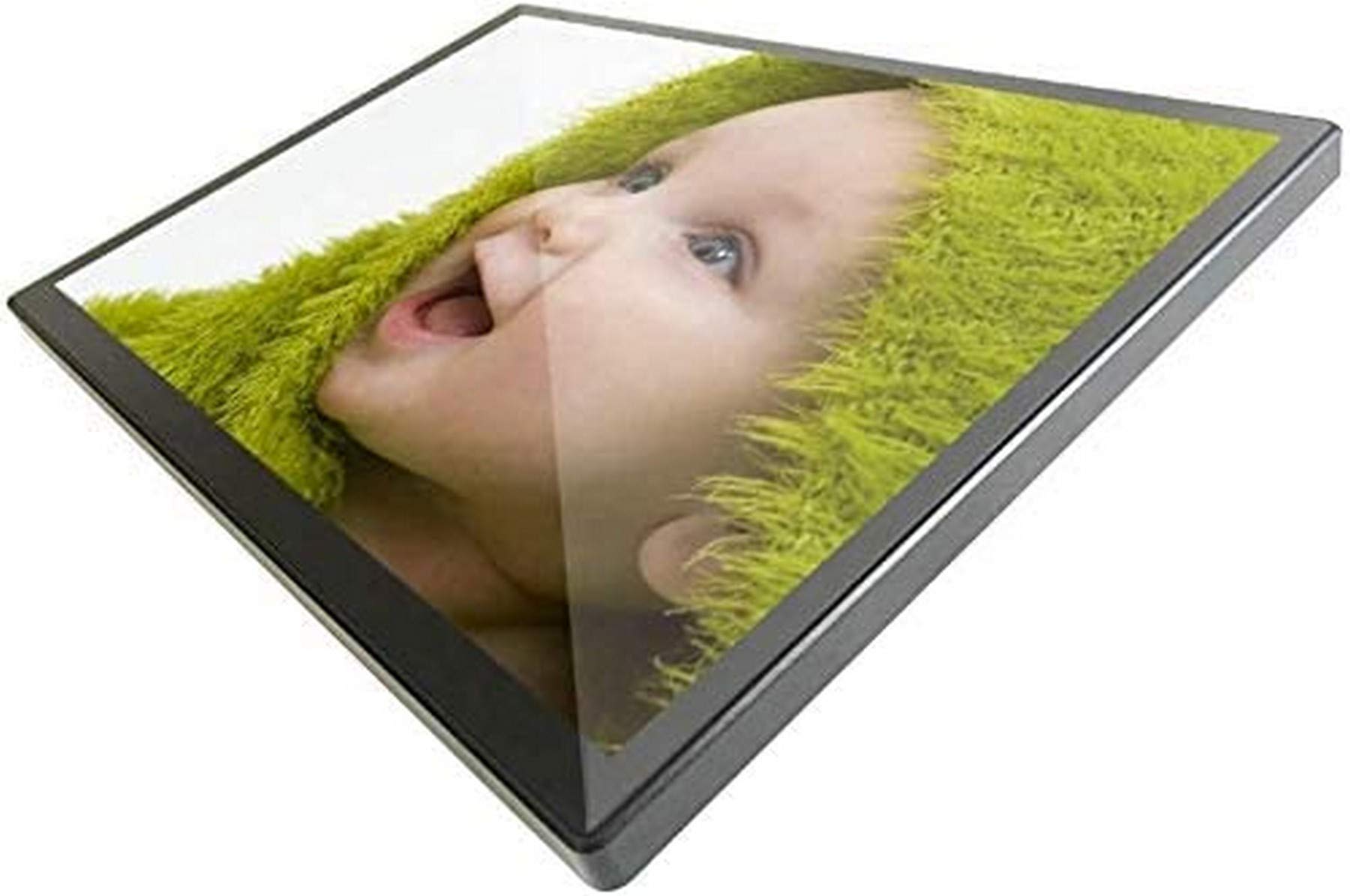 BINGQIAN 19 Inch Digital Picture Frame - Ultra Thin HD Display, Wall Mountable Digital Photo Frame for Home & Office, Perfect for Advertising, Showcase Player & Electronic Photo Album - Ideal for Living Rooms, Bedrooms & Retail Stores