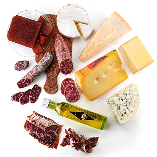 Marky’s Gourmet Cheese & Deli Meats Gift Basket – 9-Piece Deluxe Cheese & Charcuterie Platter | Perfect Holiday Dinner Gift, Party Appetizer & Corporate Gift Idea