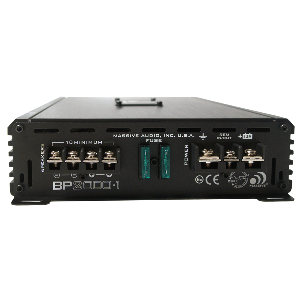 BP2000.1 1000W RMS Mono Car Amplifier - 1 Ohm Stable Digital Bass Amp for Subwoofers | Perfect for Car Audio Systems & Bass Enthusiasts