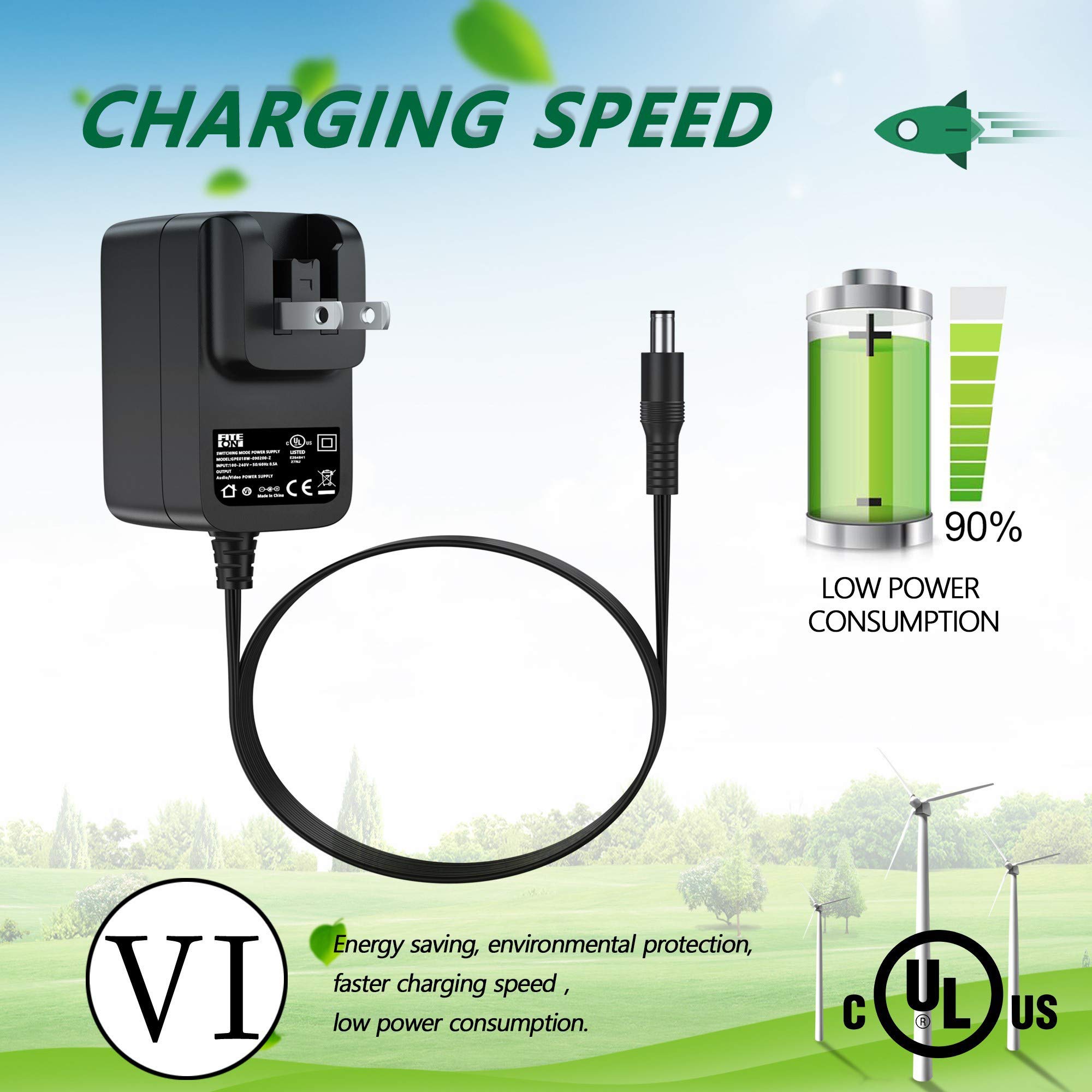 Stanley P2G7S AC Adapter - UL Listed Charger for Car Jump Starter | Home & Roadside Use