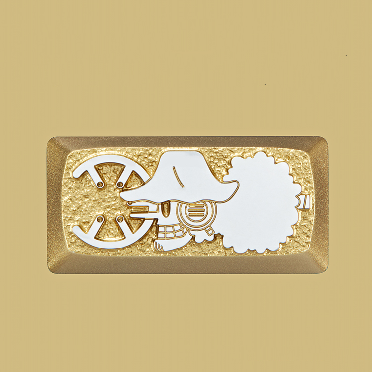 Premium One Piece Anime Keycaps - Aluminum Alloy Metal Anodized Custom Keycaps for Mechanical Keyboards (Large Size) - Perfect for Gaming, Typing & Anime Fan Collections