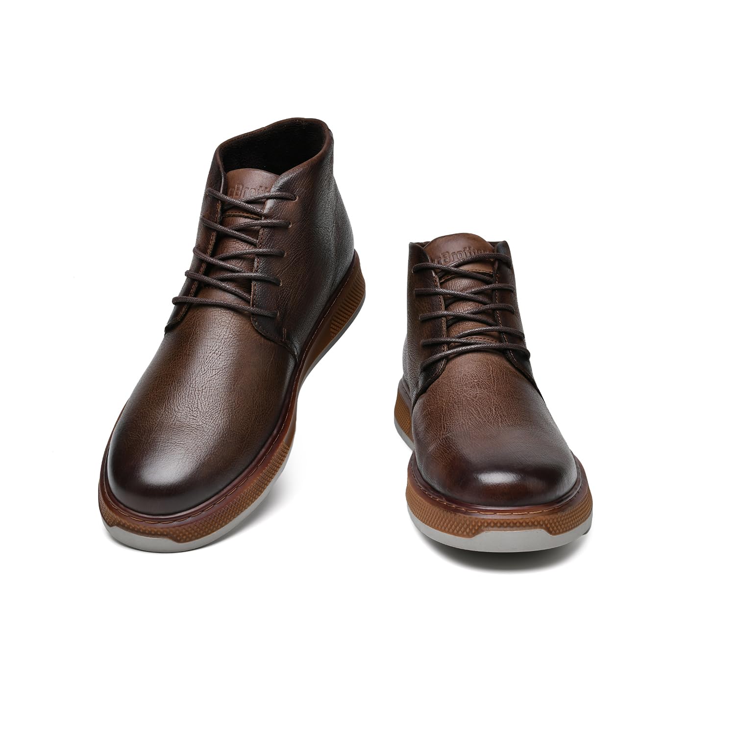 Men's Chukka Boots - Casual Ankle Boots for Motorcycle & Combat | Black Leather Boots for Everyday Wear & Outdoor Adventures