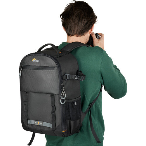Lowepro Adventura BP 300 III Camera Backpack - Waterproof DSLR Bag for Photographers with Laptop Compartment (Black) - Perfect for Travel, Hiking & Outdoor Photography