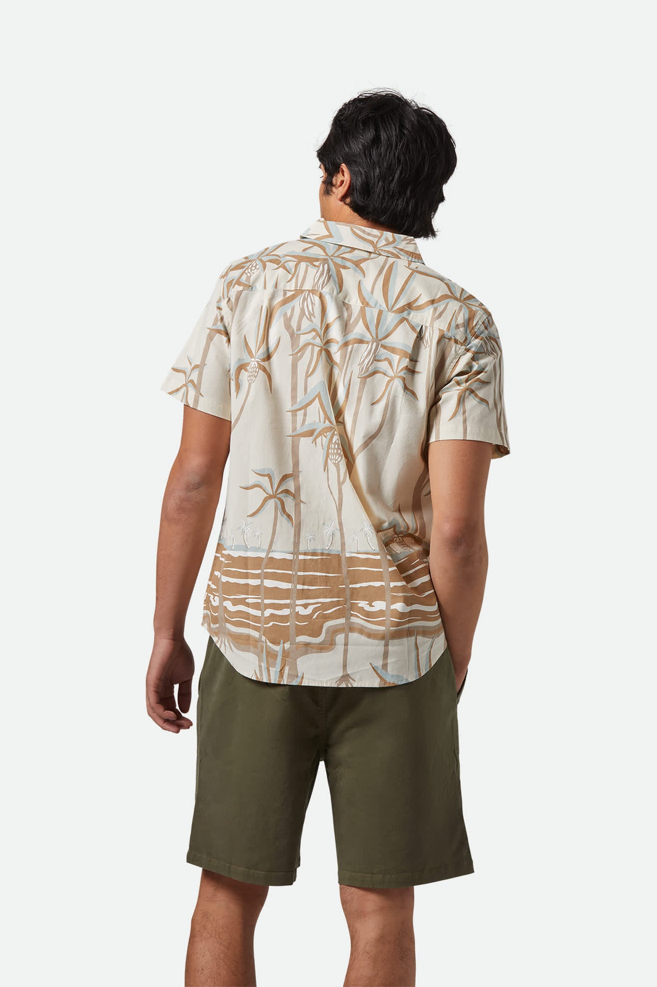 Charter Print Short Sleeve Shirt - Whitecap Scenic Trip Design | Casual Summer Wear for Men | Perfect for Beach Outings, Vacation Travel & Outdoor Adventures