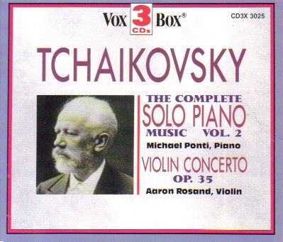 Tchaikovsky Complete Solo Piano Music Vol. 2 & Violin Concerto Op. 35 - Classical Music CD for Relaxation, Study & Romantic Evenings