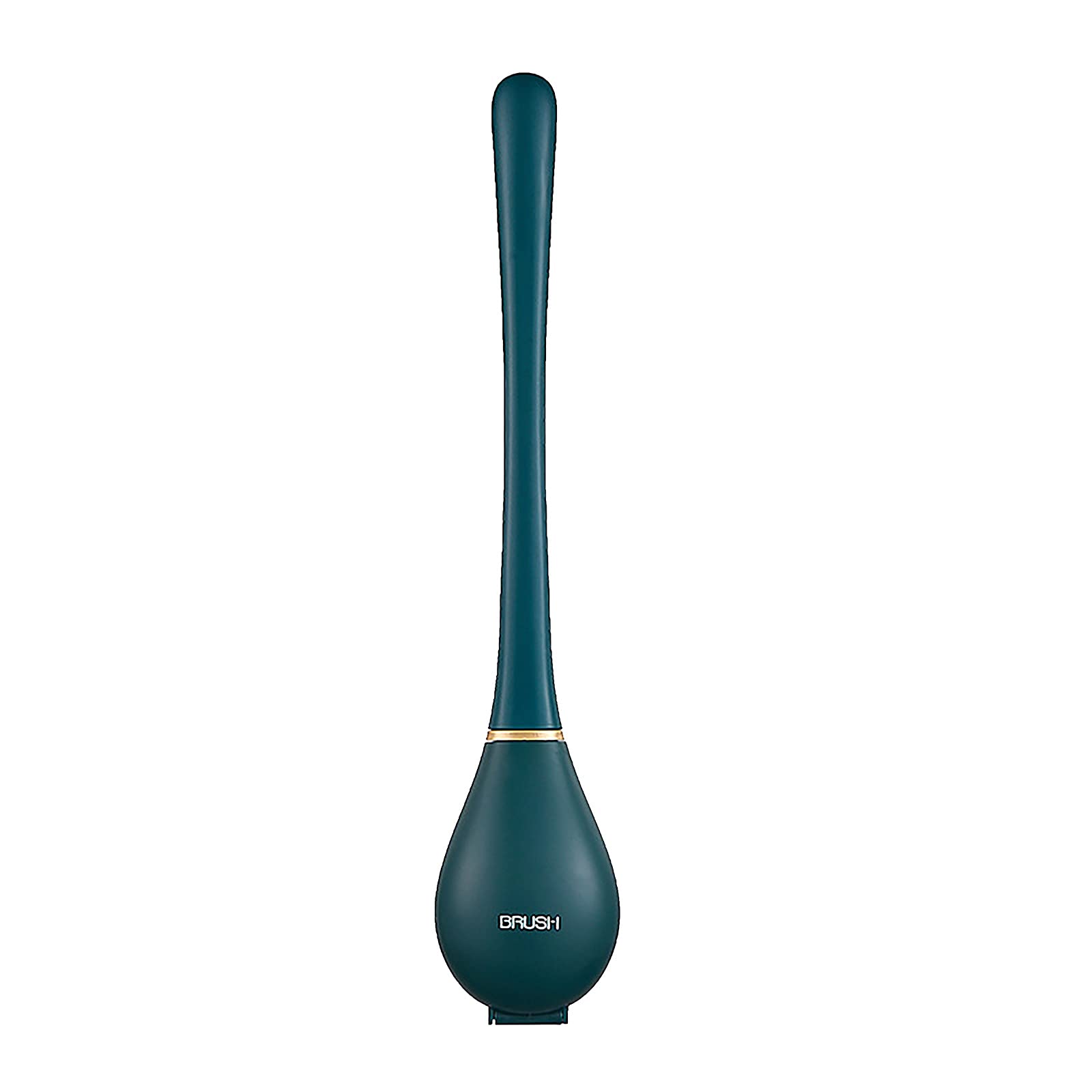 Eco-Friendly Silicone Water Drop Toilet Brush Set - Wall Mounted Self-Closing Toilet Cleaner with Holder | Deep Cleaning Bathroom Brush for Home & RV (Green) | Perfect for Small Spaces & Hygienic Cleaning