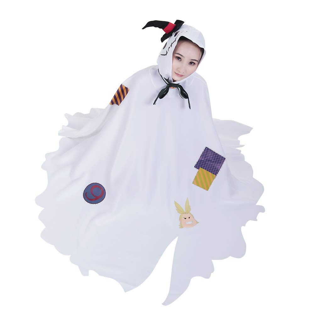 Anime Ghost Izuku Midoriya Cosplay Costume - Deku Halloween Cloak for Cosplay, Halloween Parties & Anime Conventions