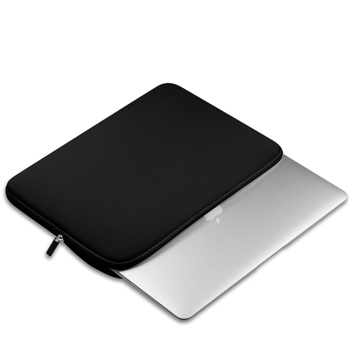 13 Inch Laptop Sleeve for MacBook Air Pro Retina - Waterproof Neoprene Protective Case (Black) | Perfect for Travel, Office & School Use
