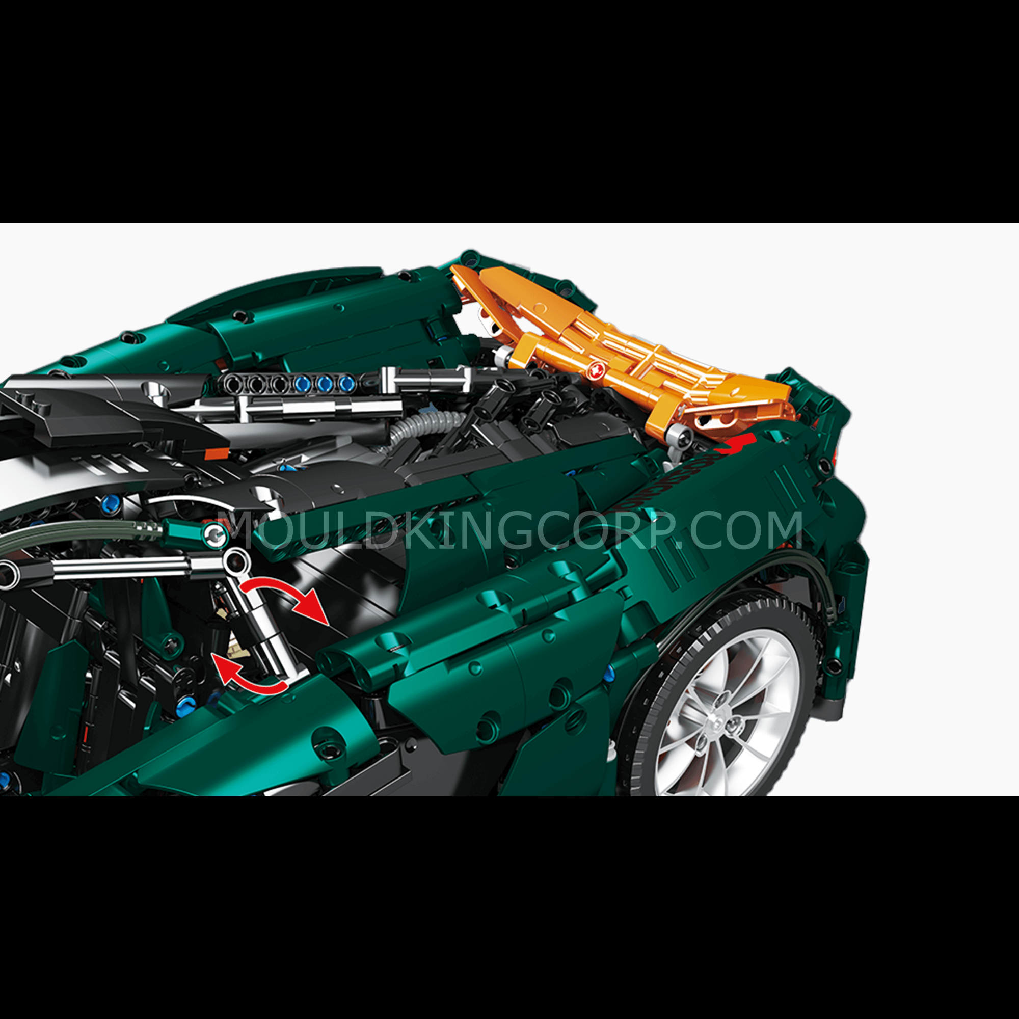 Mould King 13091 P1 MSO Edition Remote Control Race Car Building Kit - 3,239 Pieces STEM Toy for Adults & Kids | Perfect for Racing Enthusiasts, DIY Projects & Collectors