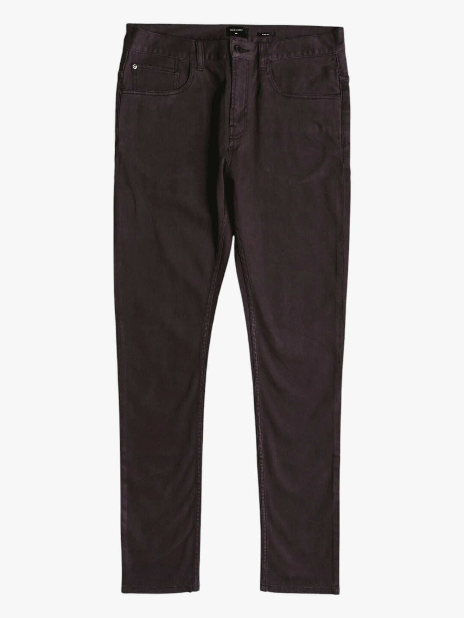 Quiksilver Super Skinny Black Jeans for Men - Slim Fit Stretch Denim Pants for Casual Wear & Street Style