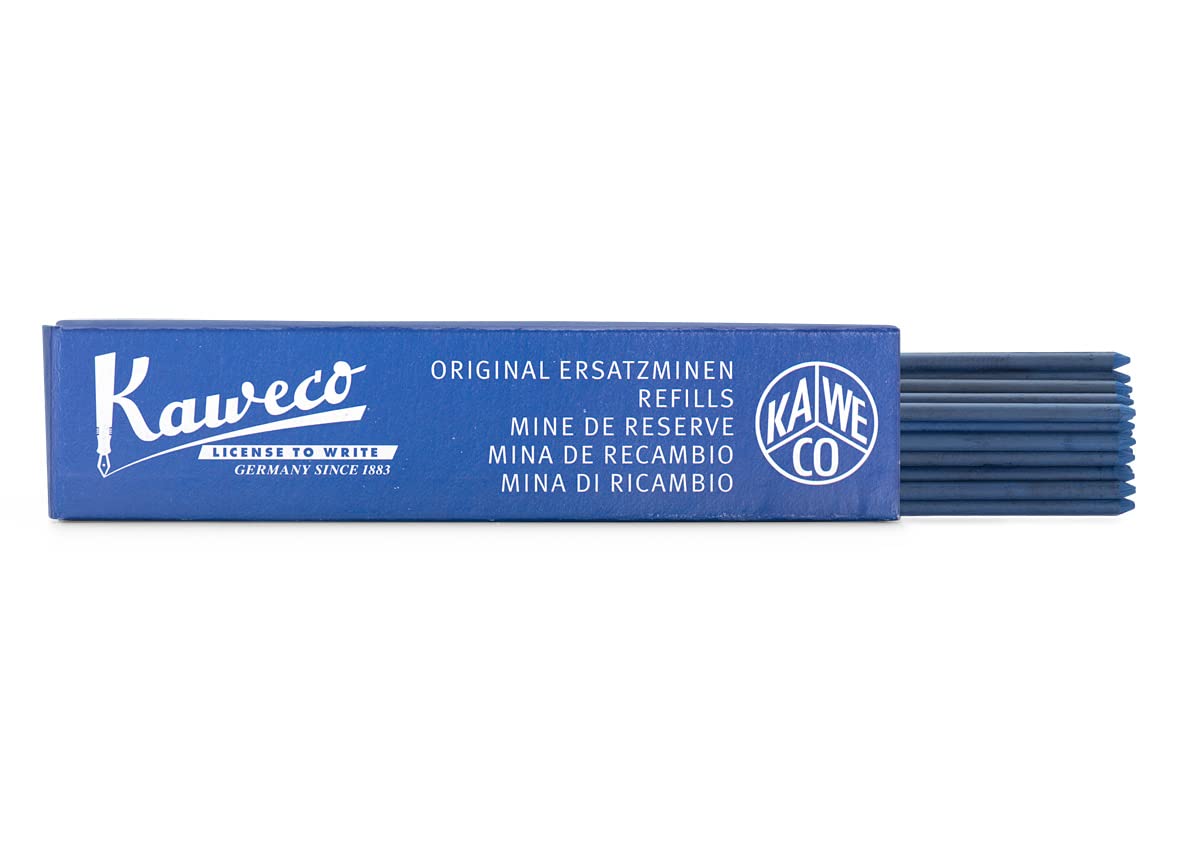 Kaweko 2.0mm Blue Pencil Leads - 24 Pack for Sketching & Writing