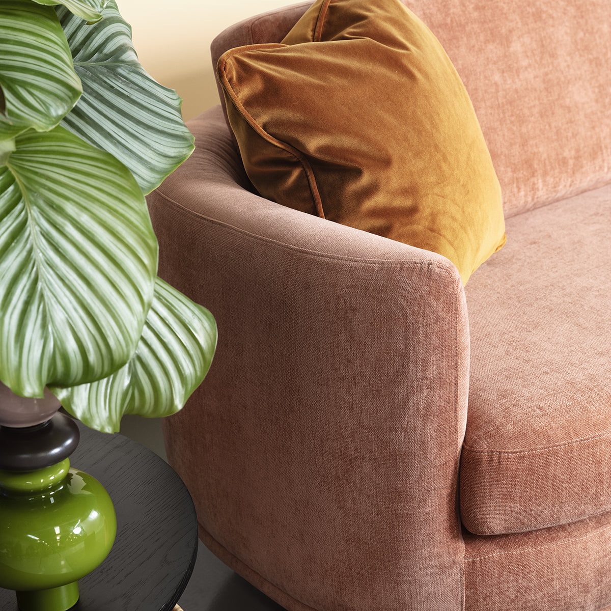 Elinor Fabric 3-Seater Sofa - Modern Comfortable Living Room Couch for Small Spaces, Apartments & Cozy Homes | Perfect for Lounging, Entertaining & Relaxing