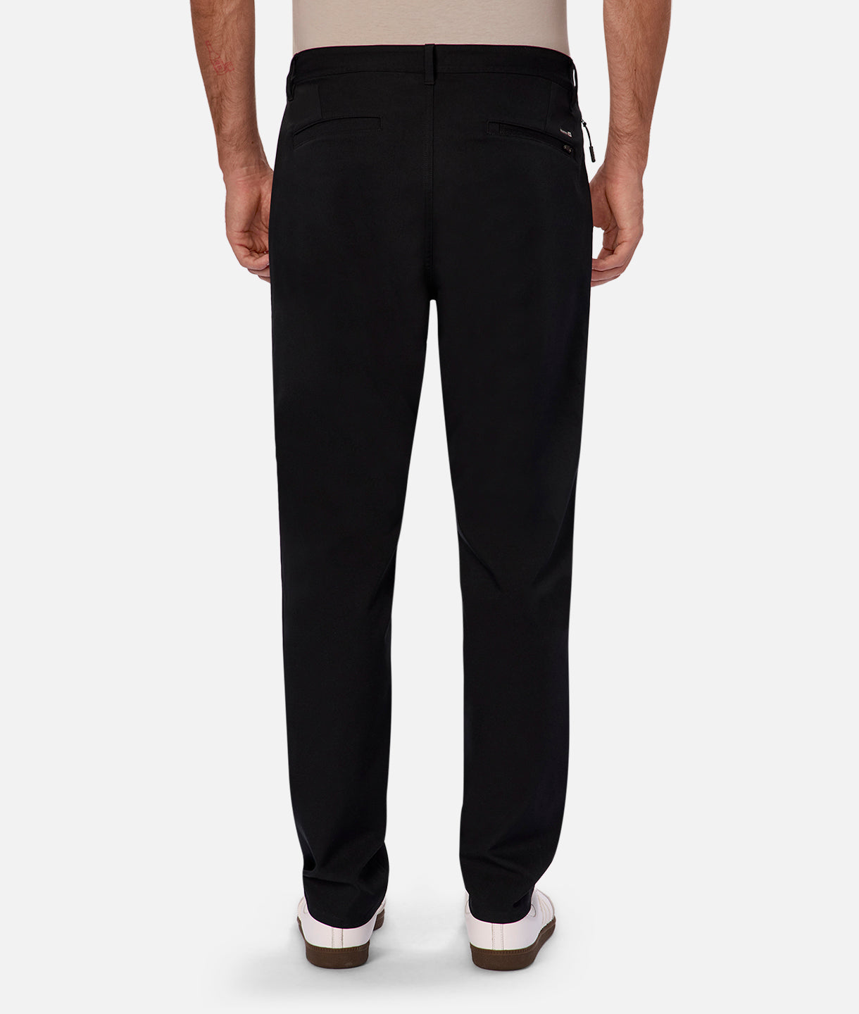 Tech Pinehurst Chino Pants for Men - Classic Black Stretch Comfort Fit Casual Dress Pants - Perfect for Office, Business, Travel & Everyday Wear