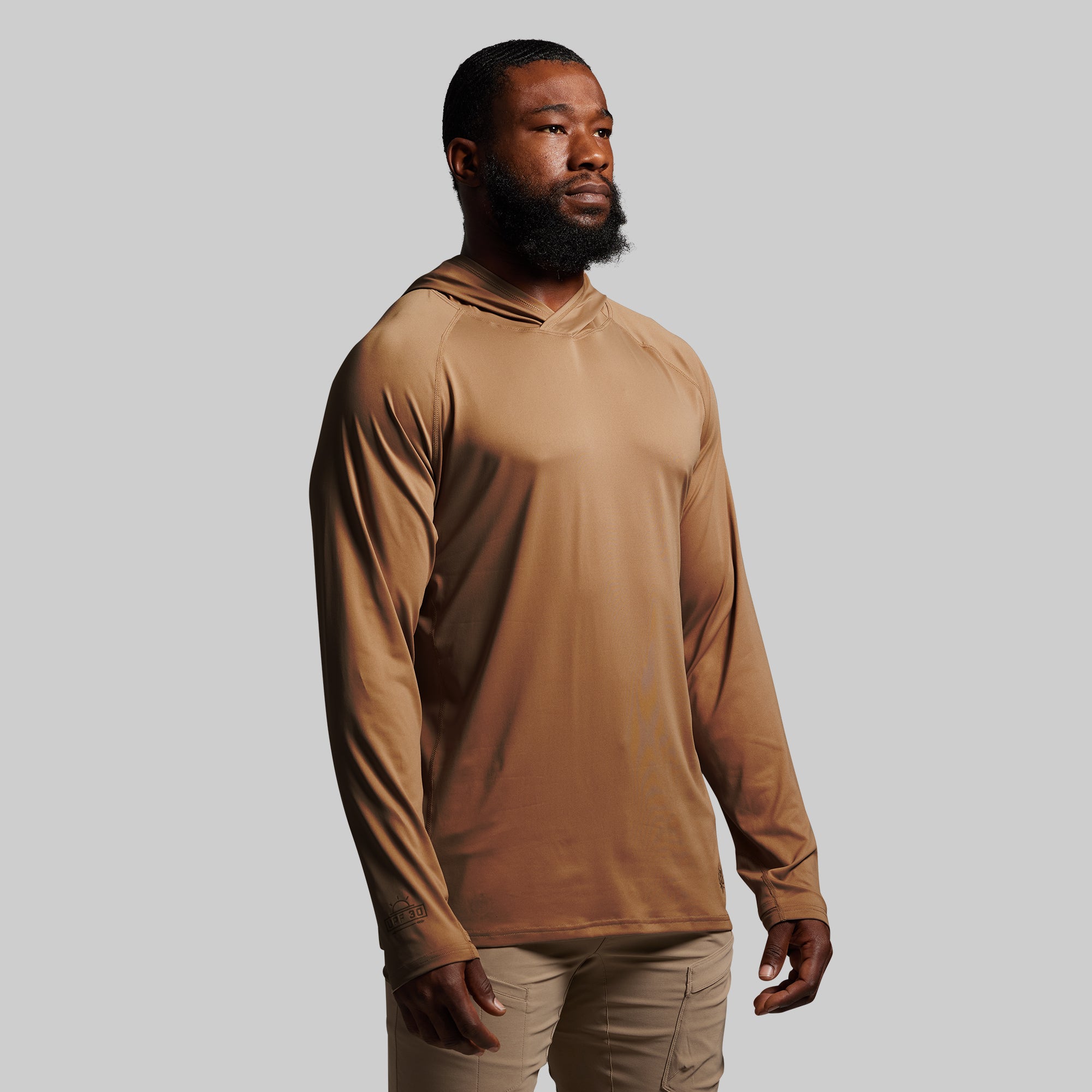 Sun Shirt 2.0 UPF 50+ Sun Protection - Coyote Brown Quick-Dry Outdoor Shirt for Hiking, Fishing & Beach Activities