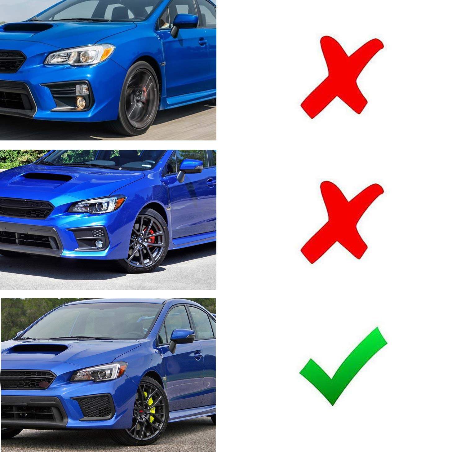 iJDMTOY White/Amber Dynamic Sequential LED Switchback Daytime Running Lights (DRL) - Non-Fog Version - Compatible with 2018-2021 Subaru WRX/WRX STI - Enhance Visibility & Style for Day & Night Driving