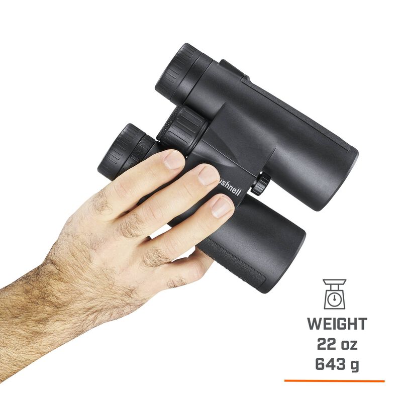 Bushnell 10x42mm Roof Prism Binoculars - Waterproof & Fog Proof for Hunting, Bird Watching, Hiking & Outdoor Adventures