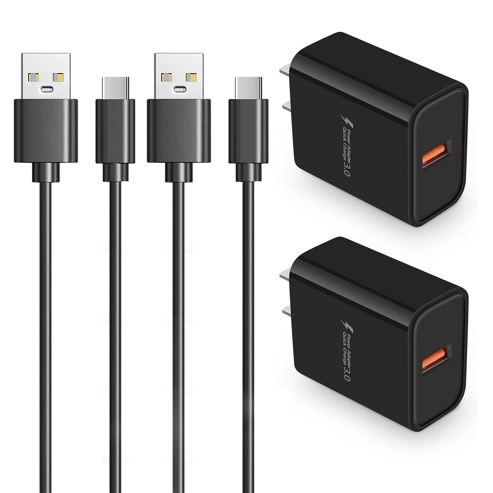 2-Pack 10FT USB C Fast Charging Wall Charger for Motorola TurboPower - Compatible with Moto G Power 5G 2025/2024, G Stylus, One 5G UW Ace, Edge 5G UW, G100, G Play, Edge+ 2022/2023 - Perfect for Home, Office & Travel Charging Needs