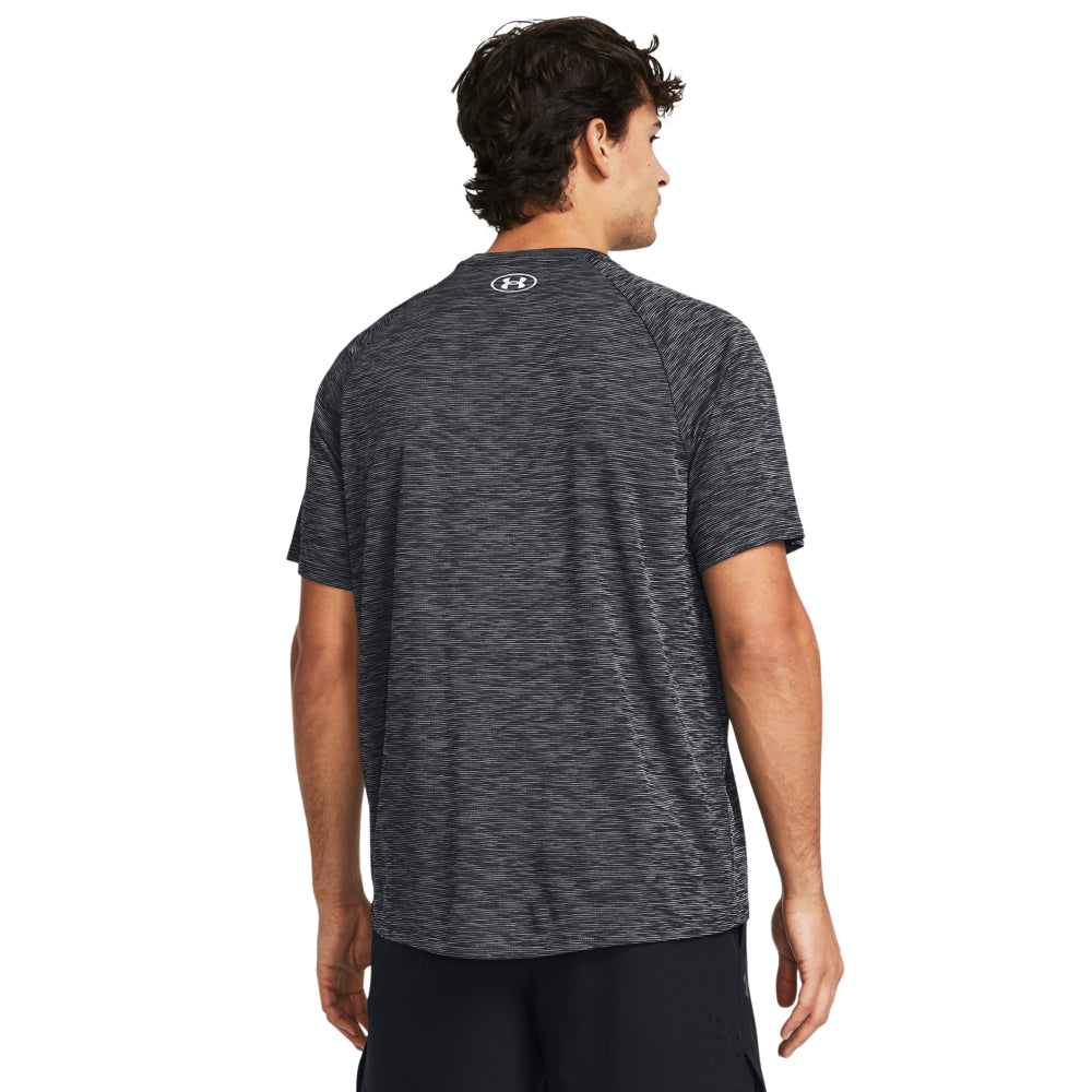 Men's Under Armour Tech Textured T-Shirt - Moisture-Wicking Performance Shirt for Gym, Running & Workouts | Breathable & Quick-Dry Activewear