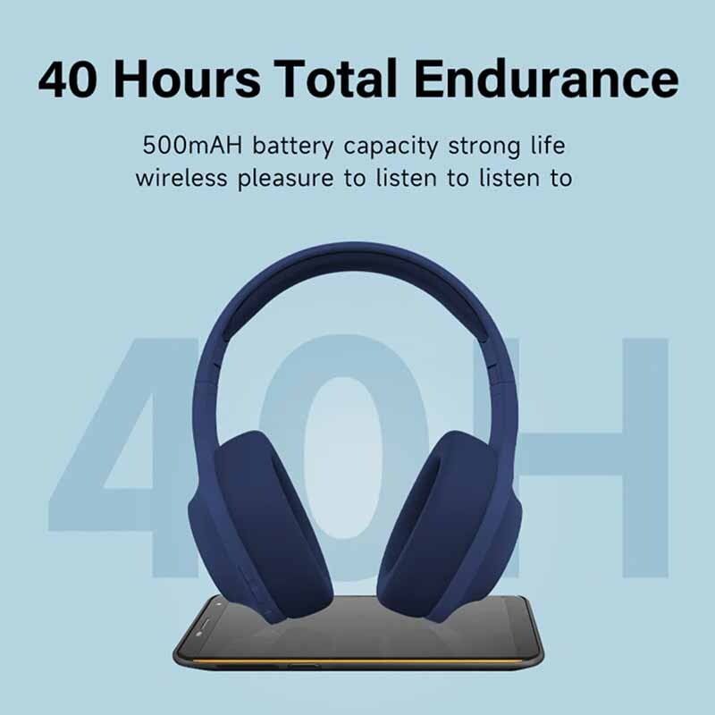 Nokia E1200 Wireless Bluetooth Headphones - Noise Cancelling, 30H Battery Life - Perfect for Workouts, Commuting & Office Use