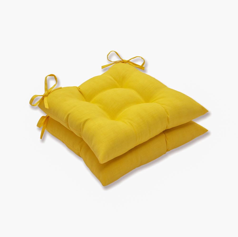 Premium Outdoor/Indoor Fresco Tufted Square Seat Cushions - 19