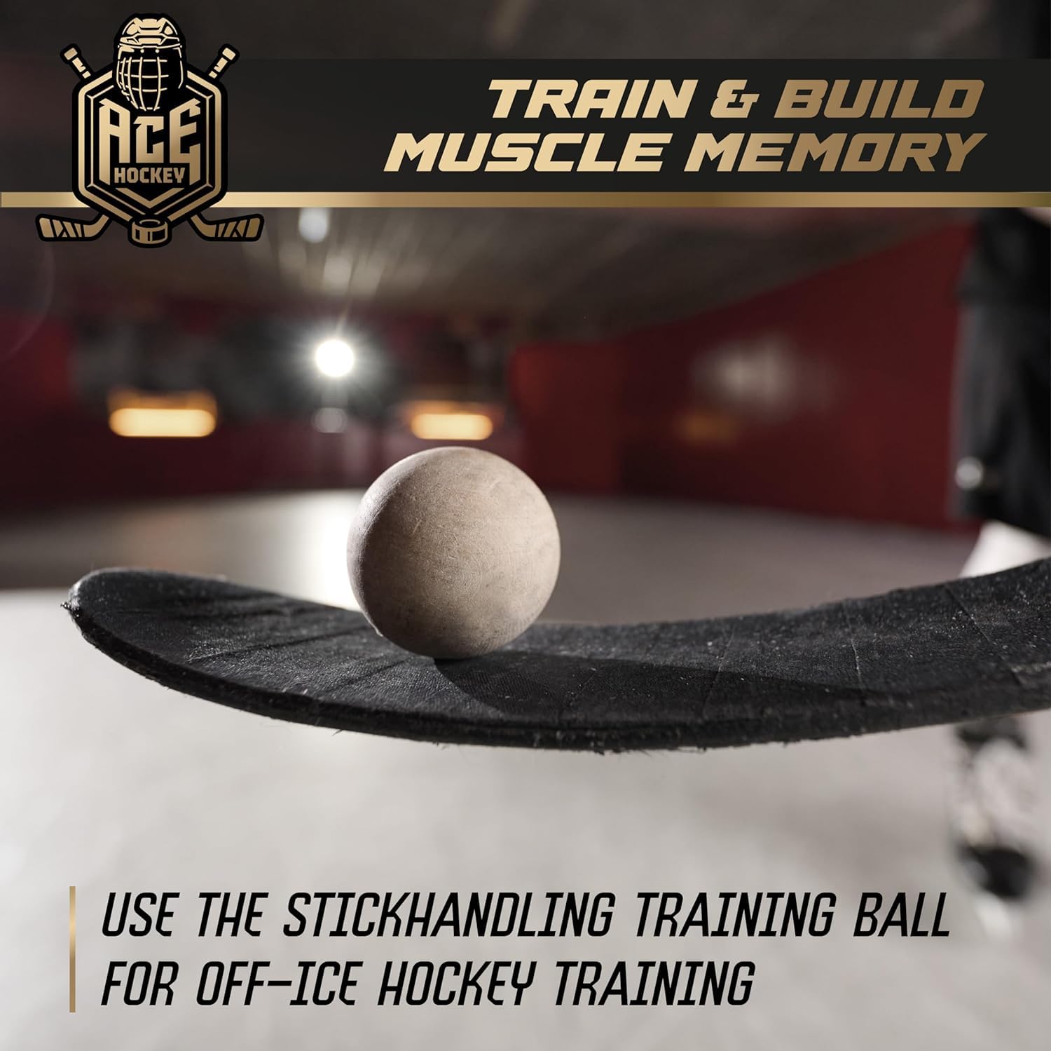 Swedish Stickhandling Balls - 9-Pack Unfinished Hardwood Hockey Training Balls (2-Inch Diameter) for Floorball & Street Hockey - No-Bounce Wooden Stickhandling Equipment - Perfect for Off-Ice Hockey Drills & Skill Development