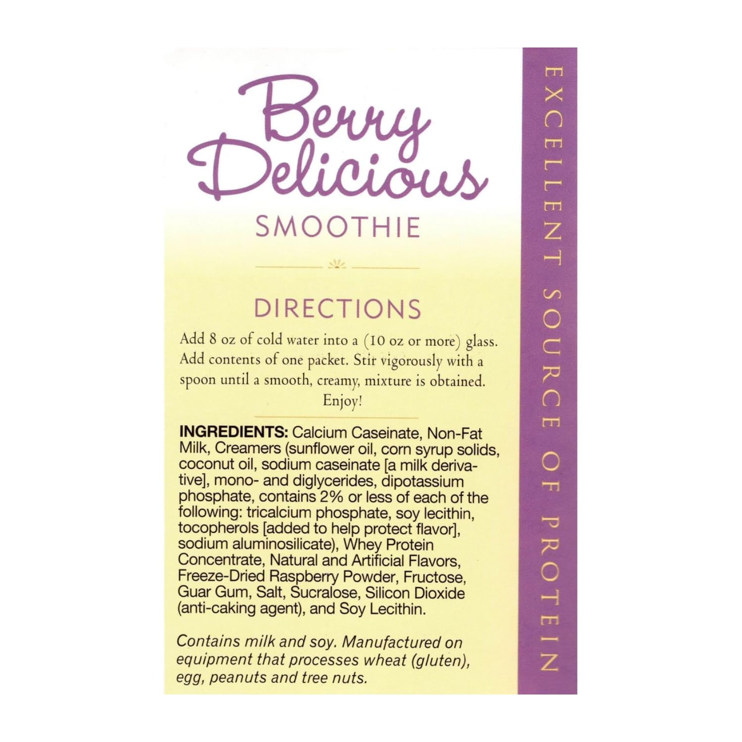Nutmeg State Nutrition High Protein Meal Replacement Smoothie - Low Calorie, Low Fat, 15g Protein, Ideal Protein Compatible, 7 Servings (Berry Flavor) | Perfect for Weight Loss, Post-Workout Recovery & Busy Lifestyle