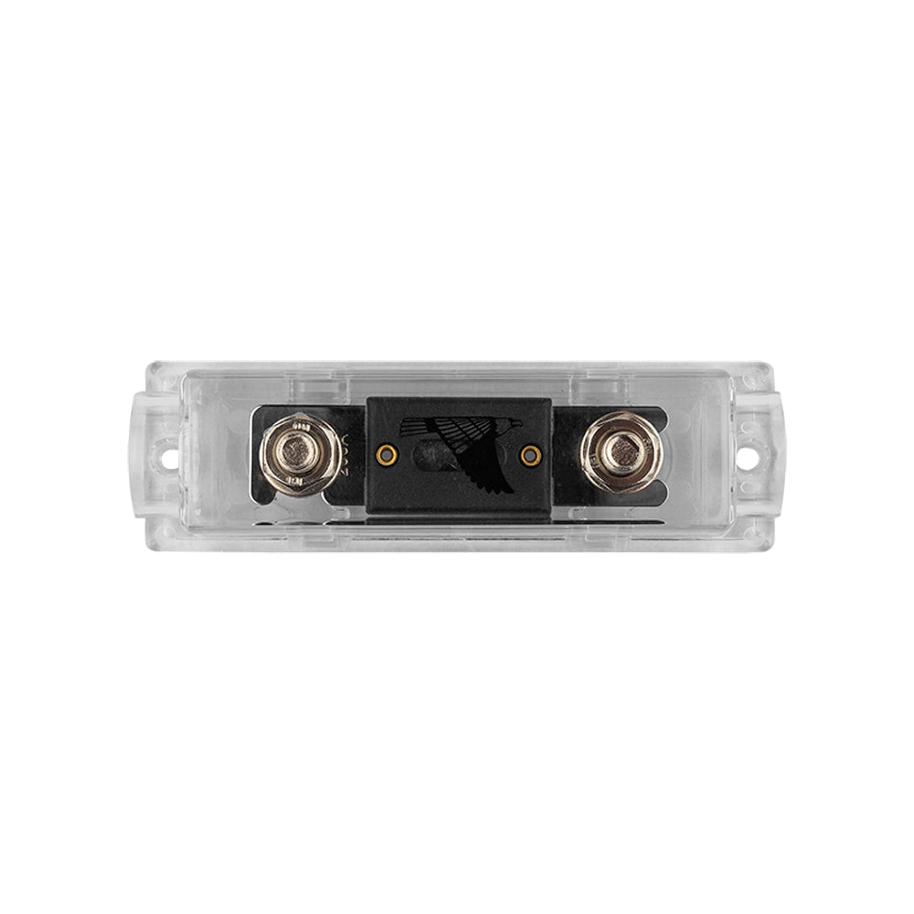 DS18 ANLFH200A Square ANL Fuse Holder with 200 Amp Fuse - Heavy Duty Car Audio Power Protection for Amplifiers, Subwoofers & Stereo Systems