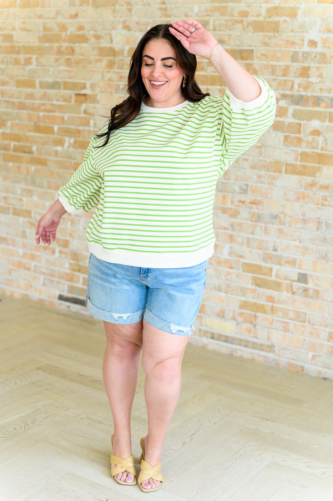 Women's Fashion Striped T-Shirt - Casual Comfort Fit Short Sleeve Top for Everyday Wear | Perfect for Work, Weekend & Vacation Outfits