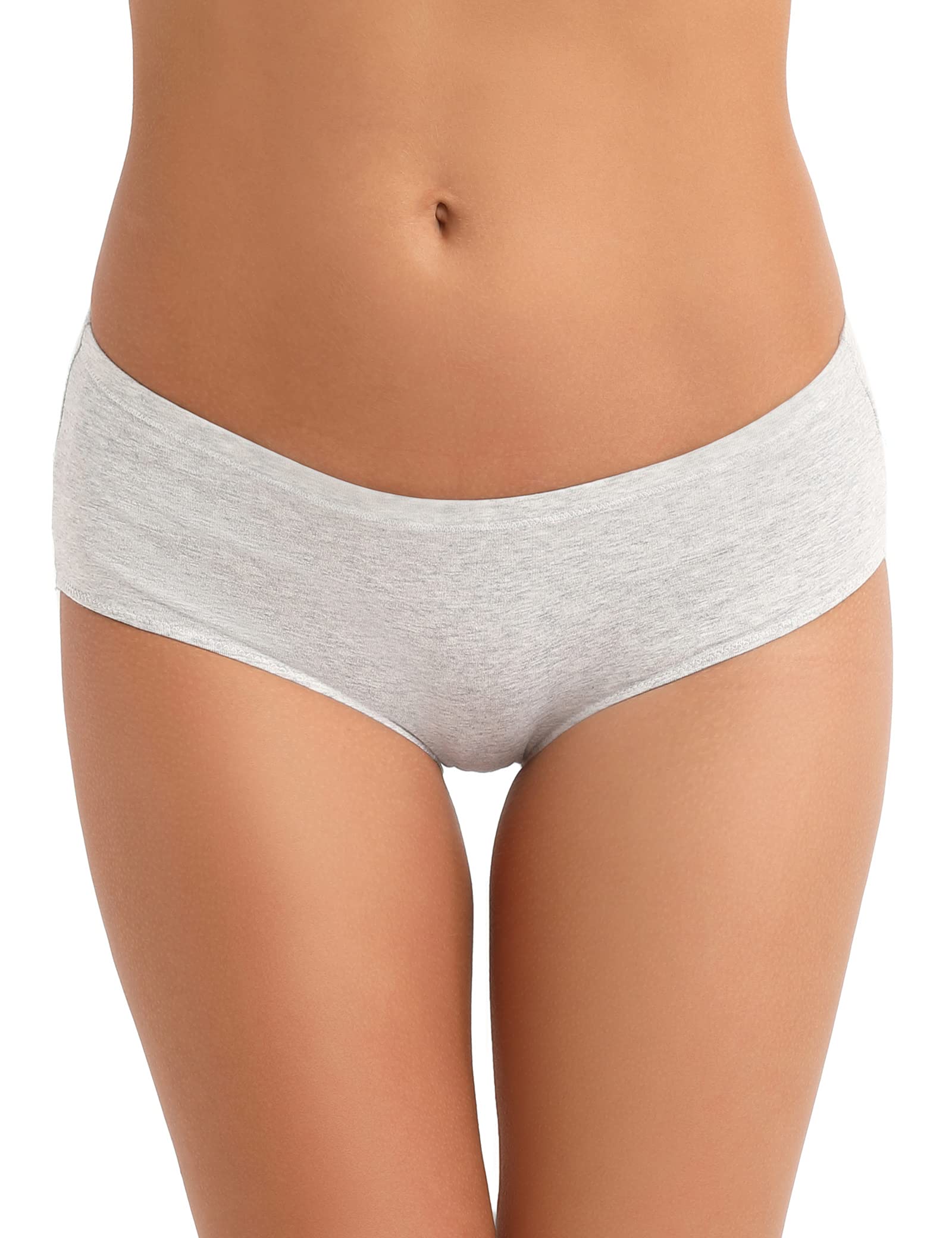 Lace Back Women's Underwear - Mid Rise Full Coverage Panties 4 Pack (Regular & Plus Size) | Comfortable & Breathable for Everyday Wear, Workout & Sleep