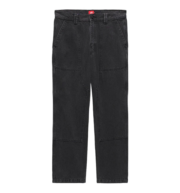 VANS Skate Loose Utility Denim Pants for Men - Pirate Black | Comfortable Skateboarding Jeans with Stretch | Perfect for Streetwear & Casual Outfits