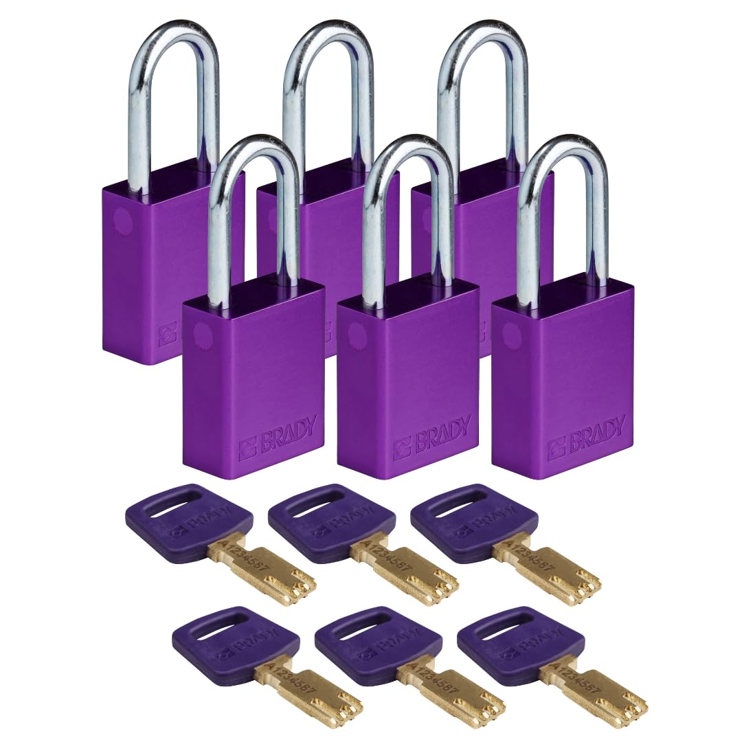 Brady SafeKey Lockout Padlock - 1.5