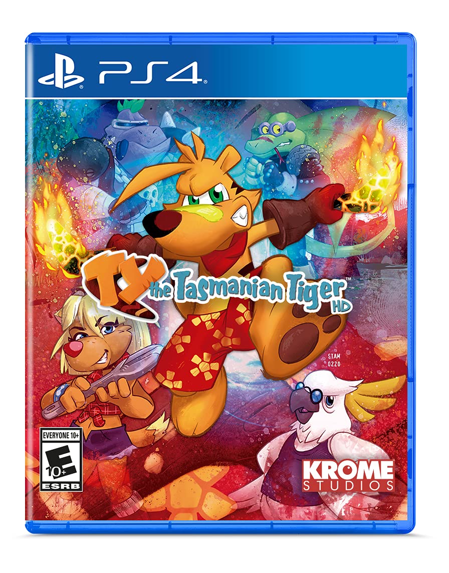 Ty The Tasmanian Tiger HD - PlayStation 4 Game | Classic Action-Adventure Remastered for PS4 | Perfect for Retro Gaming Fans & Collectors