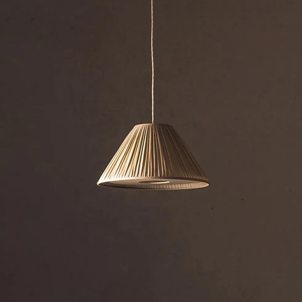 Minimalist Round Translucent Pendant Light - Modern Glass Ceiling Lamp for Living Room, Bedroom, Dining Room & Office Decor